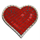 Mosaic  - Heart - Red