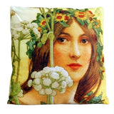 Art Cushion Cover - Our Lady of Cow Parsley - Elisabeth Sonrel