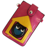 Owl Pouch - Red & Yellow