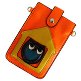 Owl Pouch - Orange & Yellow