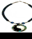 Shell Necklace - Ying Yang Paua