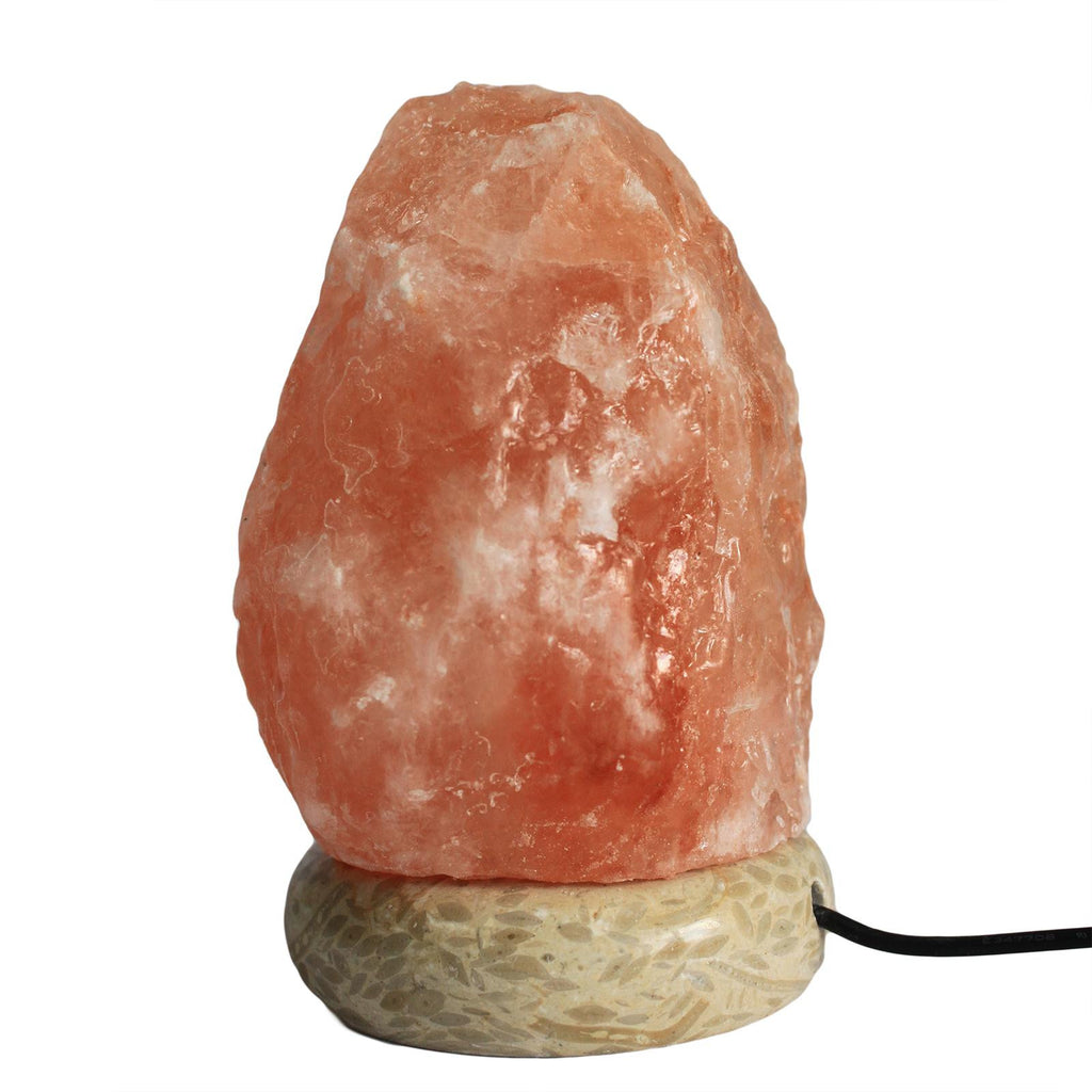 Quality USB Natural Salt Lamp - 11.5 cm (plain)