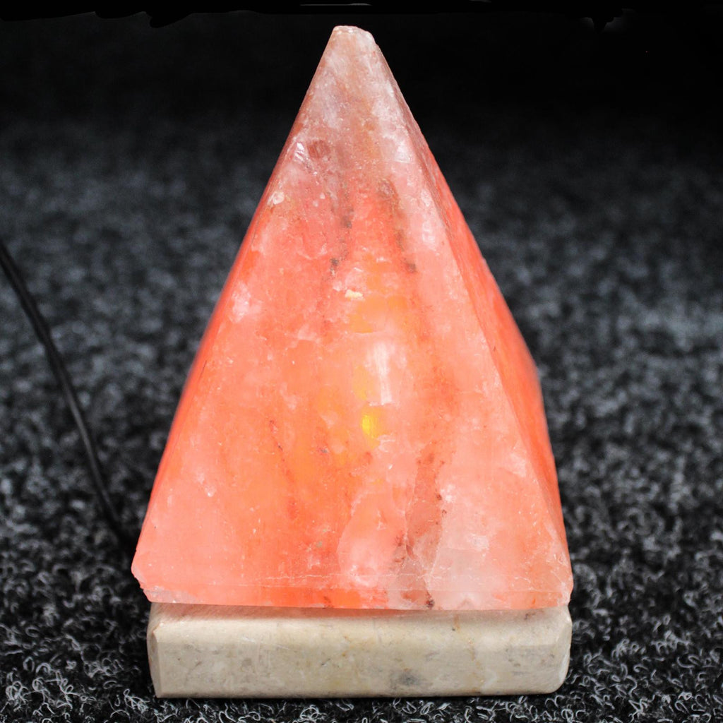 Quality USB Pyramid Salt Lamp - 9 cm (plain)