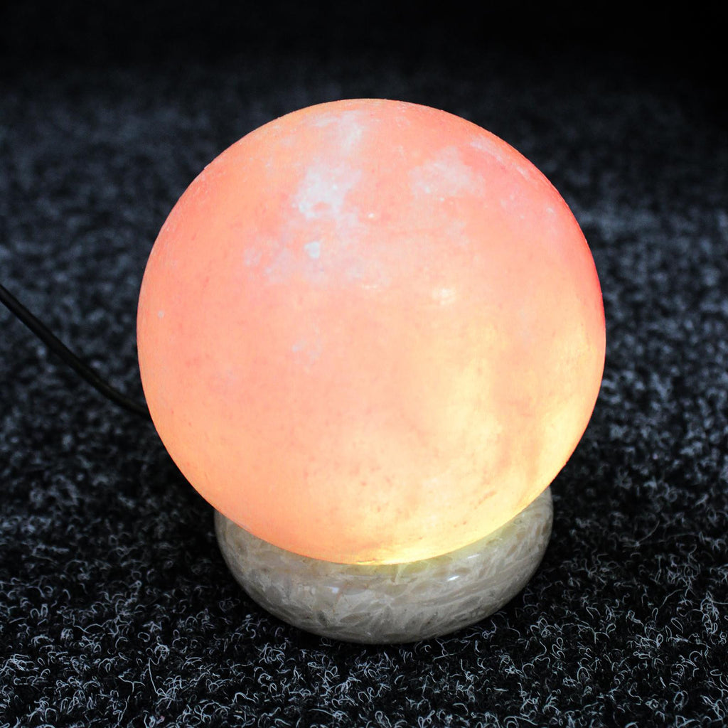 Quality USB Ball Salt Lamp - 8 cm (plain)