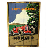 Rough Wooden Signs - Monaco