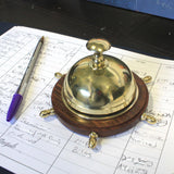 Ships Wheel Desk Bell