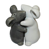 Salt & Pepper - Hugging Mice - Black & White