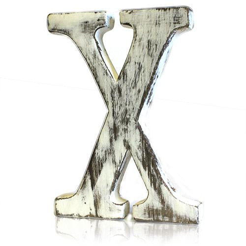 Shabby Chic Letter - X