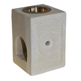 Stone Oil Burner - Square Moorish