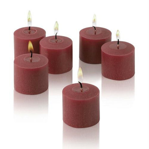 1x pack of 12 Scented Votive Candles - Cherry