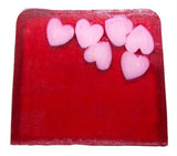 Happy Hearts Soap - 115g Slice (tuberose)