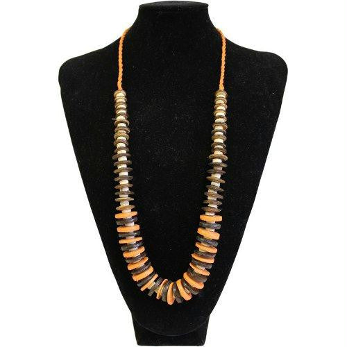 Coconut Necklace - Orange