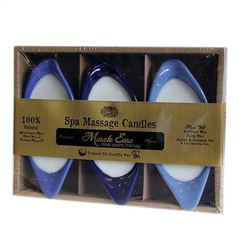 Spa Massage Candles - Warming & Uplifting (pack of 3)