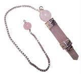 Three-Piece Rose Quartz Pendulum