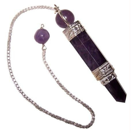 Three-Piece Rose Amethyst Pendulum