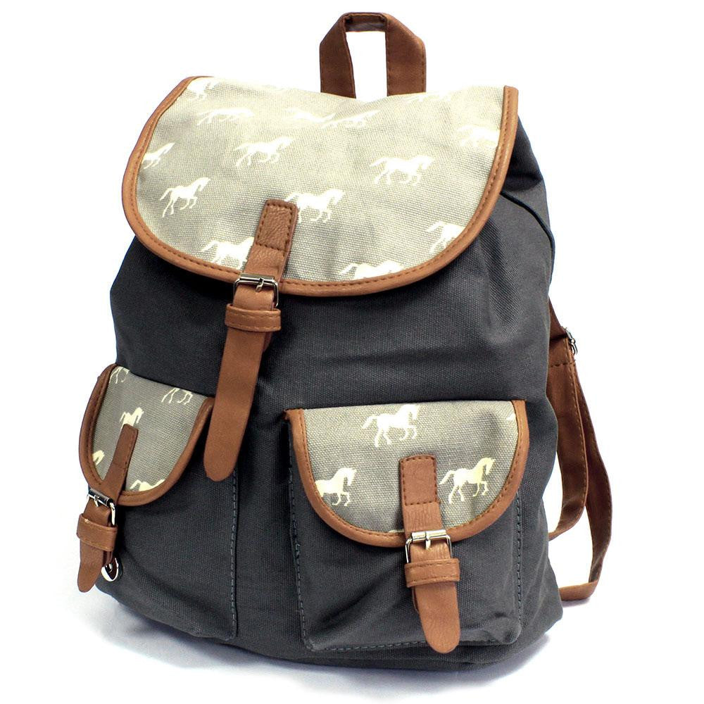 Traveler Backpacks - 2 Pocket Horses