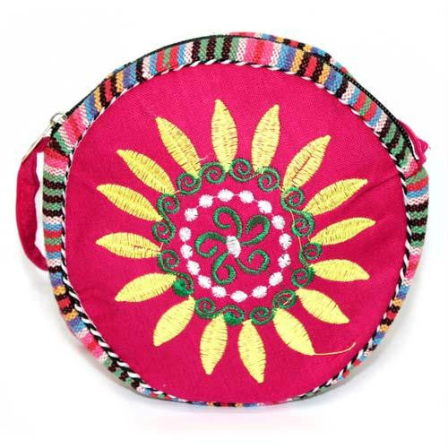 Tibetan Wheel of Life Bag - Violet