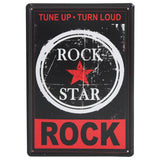 Metal Plaque - Rock Star