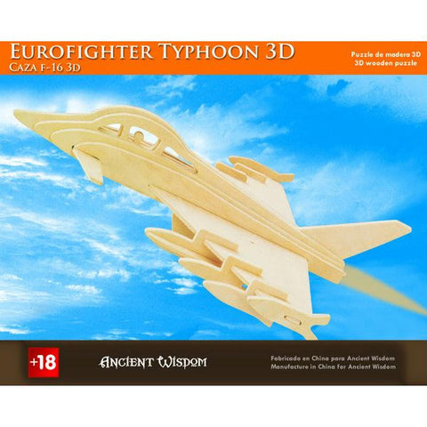 Euro Fighter Typhoon - 3D Wooden Puzzle