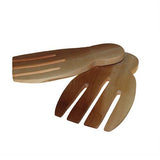 Salad Servers - Hand Shape - Mahogany