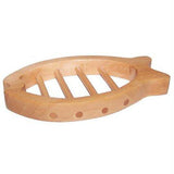 Hemu Wood Soap Dish - Fish