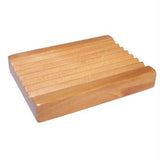 Hemu Wood Soap Dish - Groovy