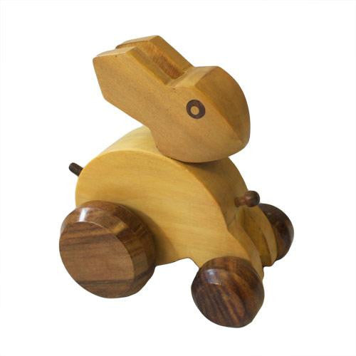 Bunny Rabbit - Haldu Wood Retro Ornament