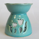 Tulip Design Oil Burner - Green